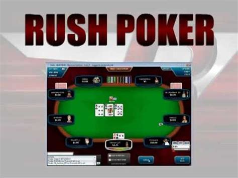 Rush Poker Strategy .